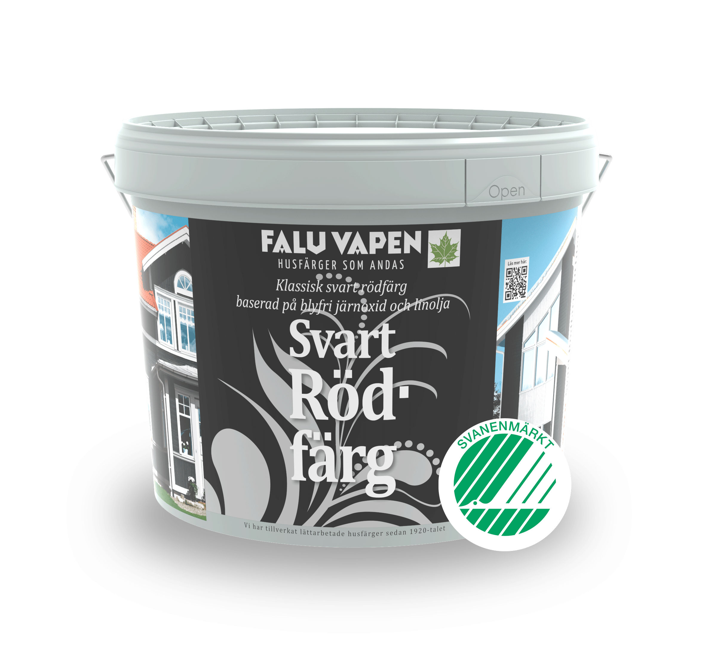 Falu Vapen Rödfärg Svart